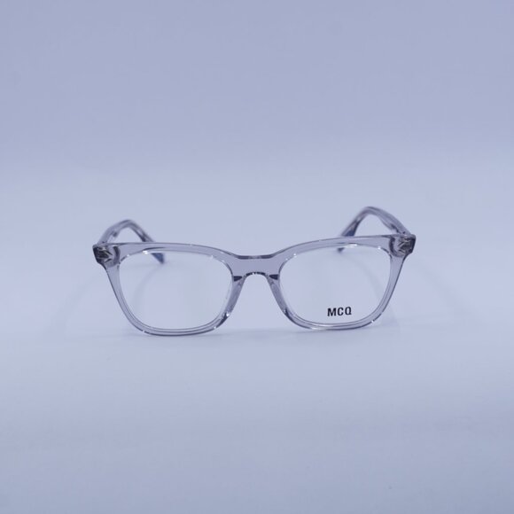 McQ by Alexander McQueen MQ0379O 002 Eyeglasses Grey 50mm Square Frame - Picture 3 of 10